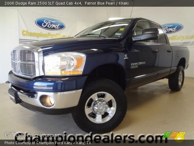2006 Dodge Ram 2500 SLT Quad Cab 4x4 in Patriot Blue Pearl