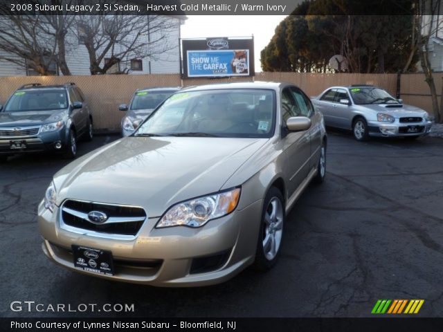2008 Subaru Legacy 2.5i Sedan in Harvest Gold Metallic