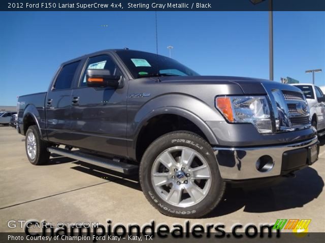 2012 Ford F150 Lariat SuperCrew 4x4 in Sterling Gray Metallic