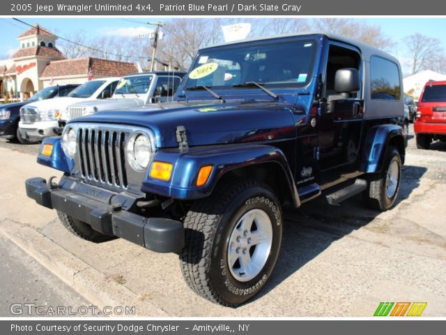 2005 Jeep Wrangler Unlimited 4x4 in Patriot Blue Pearl