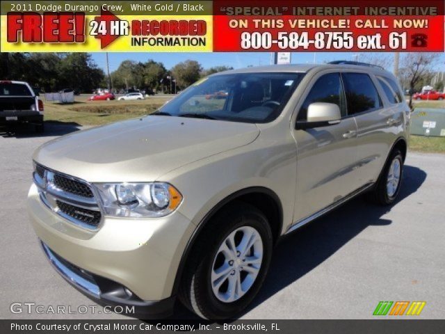 2011 Dodge Durango Crew in White Gold
