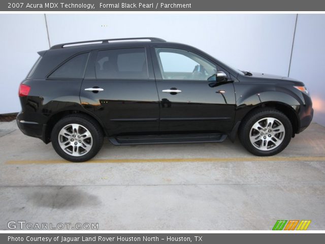 2007 Acura MDX Technology in Formal Black Pearl