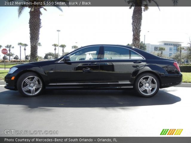 2012 Mercedes-Benz S 550 Sedan in Black