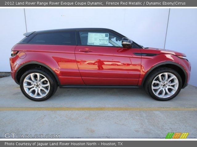 2012 Land Rover Range Rover Evoque Coupe Dynamic in Firenze Red Metallic