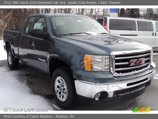2012 GMC Sierra 1500 Extended Cab 4x4 in Stealth Gray Metallic