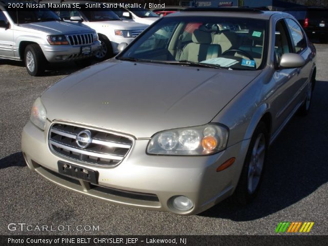 2002 Nissan Maxima SE in Sunlit Sand Metallic