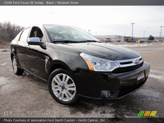 2008 Ford Focus SE Sedan in Black