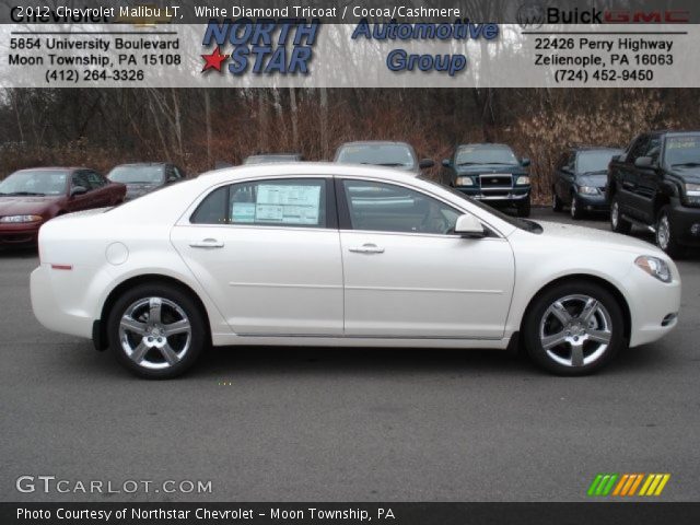 2012 Chevrolet Malibu LT in White Diamond Tricoat