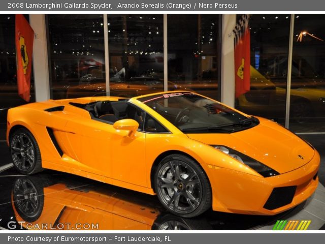 2008 Lamborghini Gallardo Spyder in Arancio Borealis (Orange)