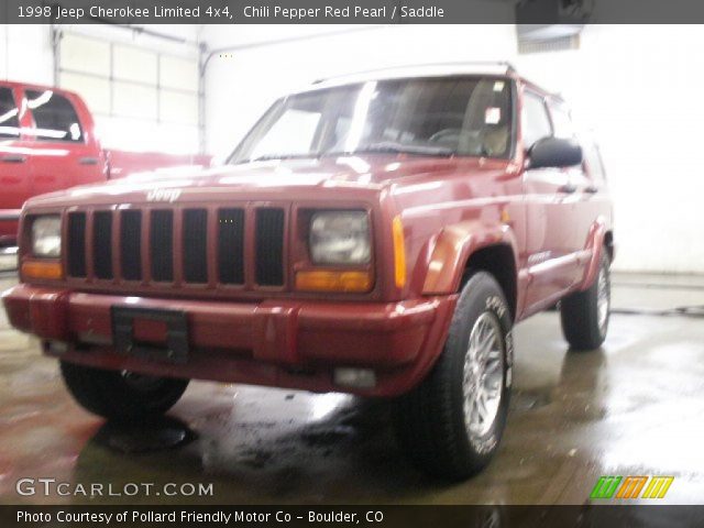 1998 Jeep Cherokee Limited 4x4 in Chili Pepper Red Pearl