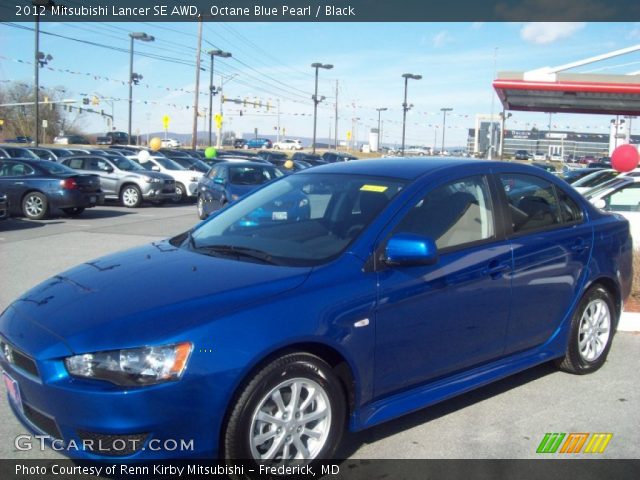 2012 Mitsubishi Lancer SE AWD in Octane Blue Pearl