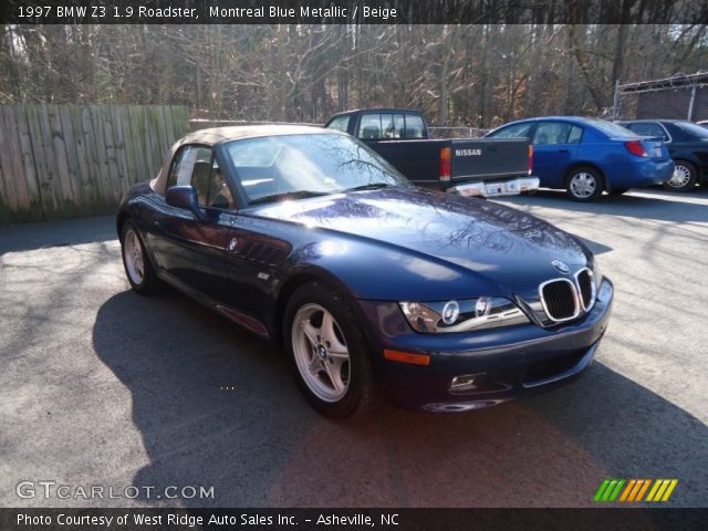 1997 BMW Z3 1.9 Roadster in Montreal Blue Metallic