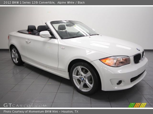 2012 BMW 1 Series 128i Convertible in Alpine White