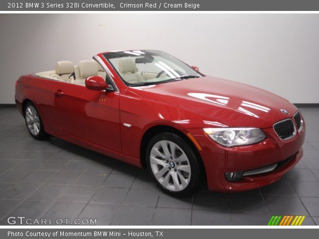 2012 BMW 3 Series 328i Convertible in Crimson Red