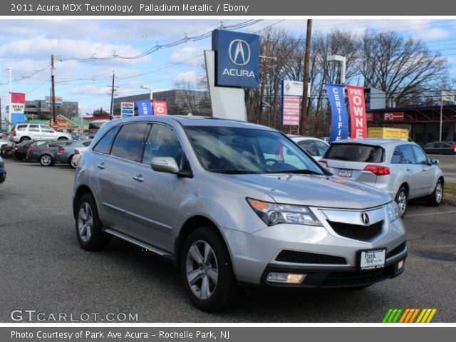 2011 Acura MDX Technology in Palladium Metallic