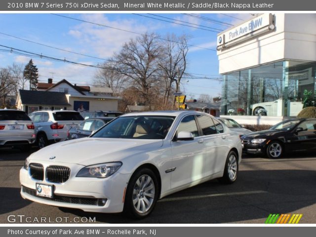 2010 BMW 7 Series 750i xDrive Sedan in Mineral White Metallic