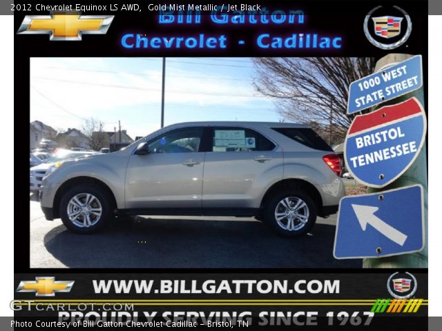 2012 Chevrolet Equinox LS AWD in Gold Mist Metallic