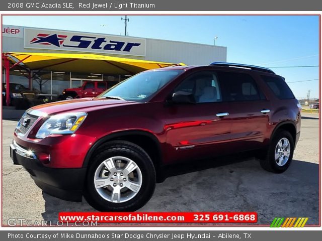 2008 GMC Acadia SLE in Red Jewel