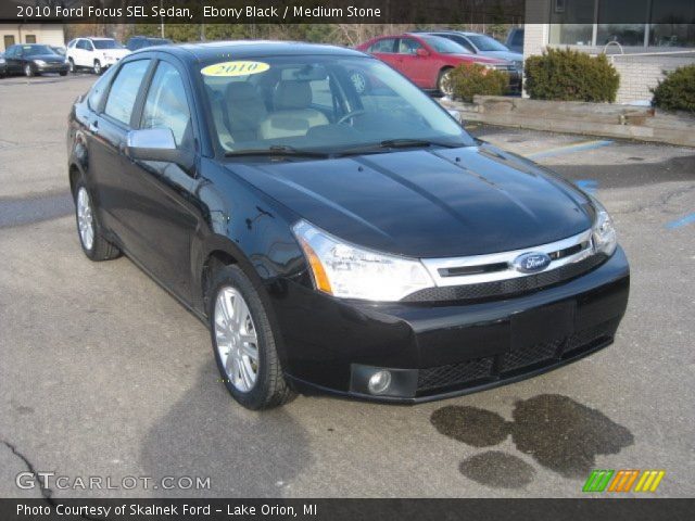 2010 Ford Focus SEL Sedan in Ebony Black