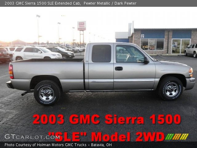 2003 GMC Sierra 1500 SLE Extended Cab in Pewter Metallic