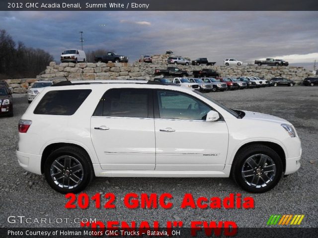 2012 GMC Acadia Denali in Summit White