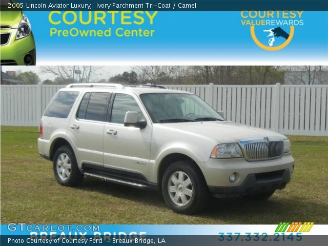2005 Lincoln Aviator Luxury in Ivory Parchment Tri-Coat