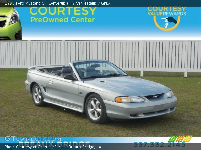 1995 Ford Mustang GT Convertible in Silver Metallic