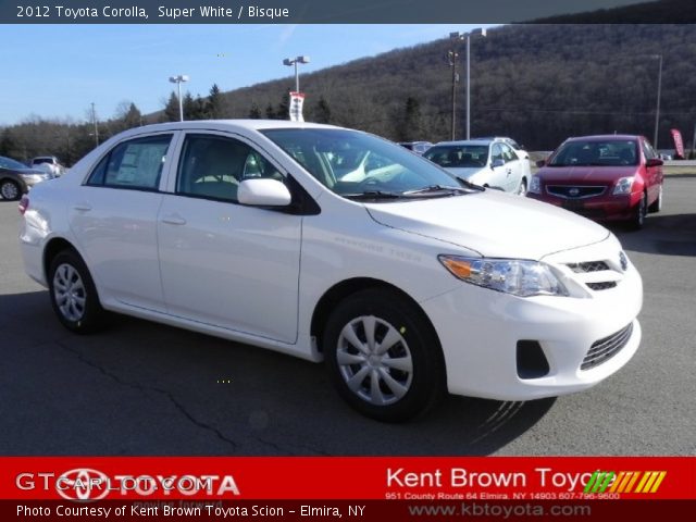 2012 Toyota Corolla  in Super White