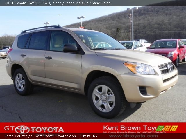 2011 Toyota RAV4 I4 4WD in Sandy Beach Metallic