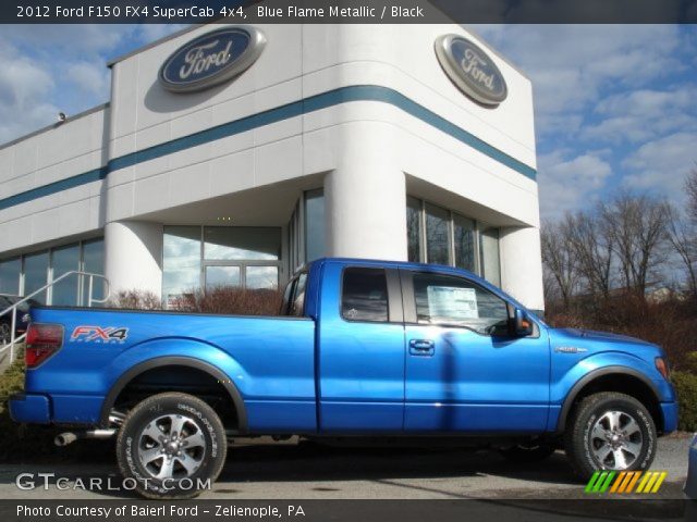 2012 Ford F150 FX4 SuperCab 4x4 in Blue Flame Metallic