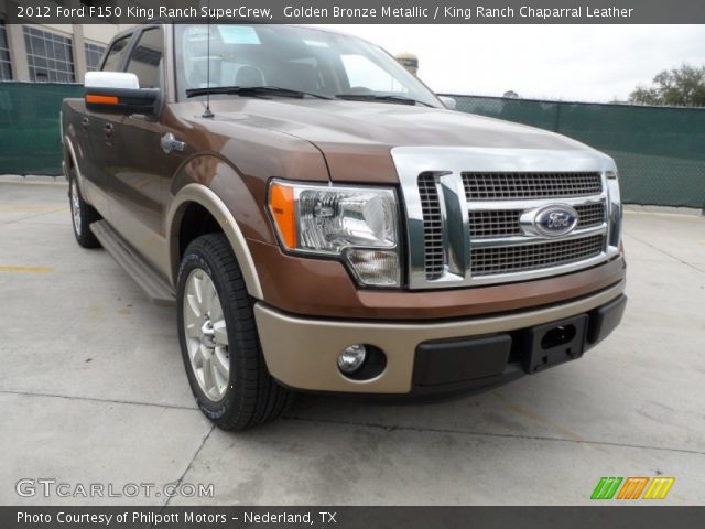 2012 Ford F150 King Ranch SuperCrew in Golden Bronze Metallic