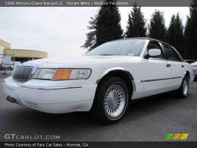 1998 Mercury Grand Marquis LS in Vibrant White