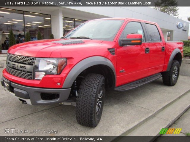 2012 Ford F150 SVT Raptor SuperCrew 4x4 in Race Red