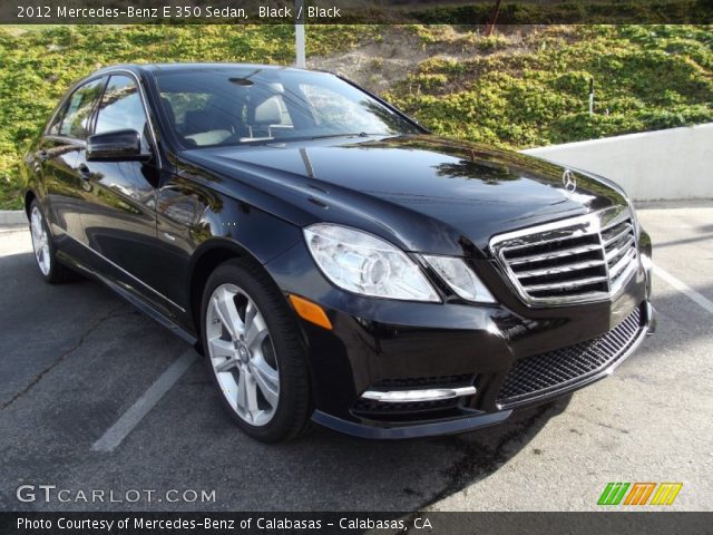 2012 Mercedes-Benz E 350 Sedan in Black