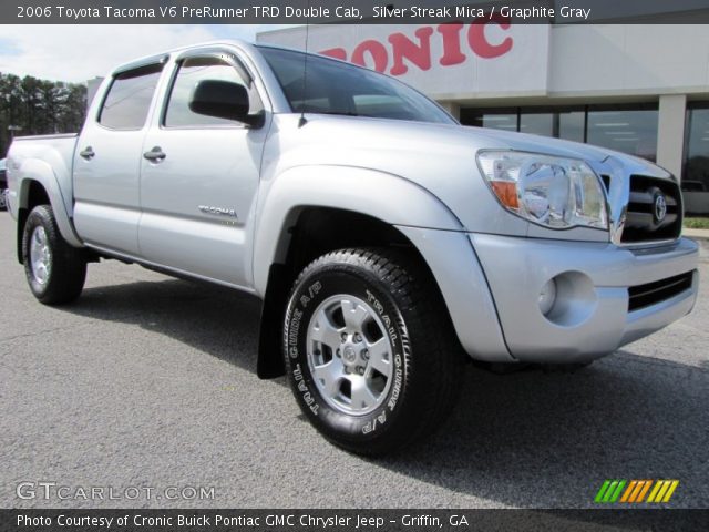 2006 Toyota Tacoma V6 PreRunner TRD Double Cab in Silver Streak Mica