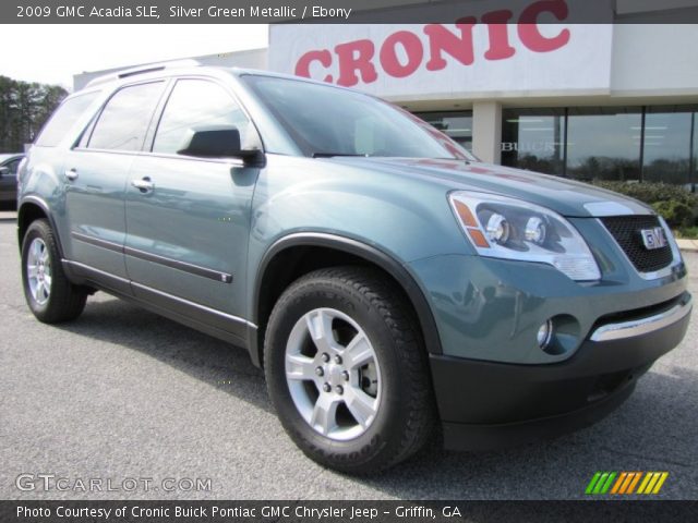 2009 GMC Acadia SLE in Silver Green Metallic