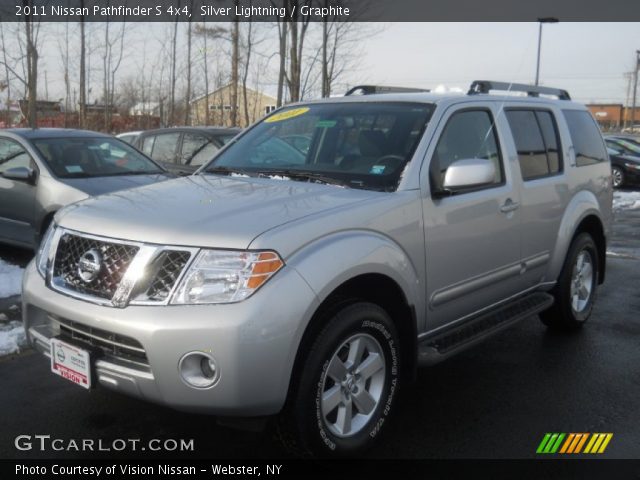 2011 Nissan Pathfinder S 4x4 in Silver Lightning