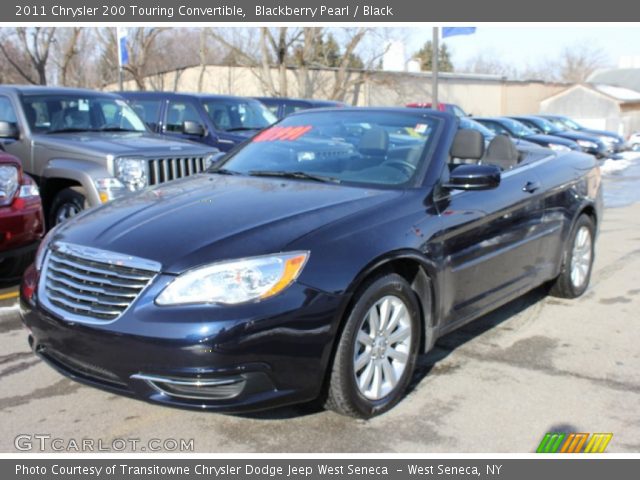 2011 Chrysler 200 Touring Convertible in Blackberry Pearl