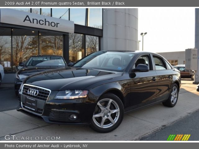 2009 Audi A4 2.0T Premium quattro Sedan in Brilliant Black