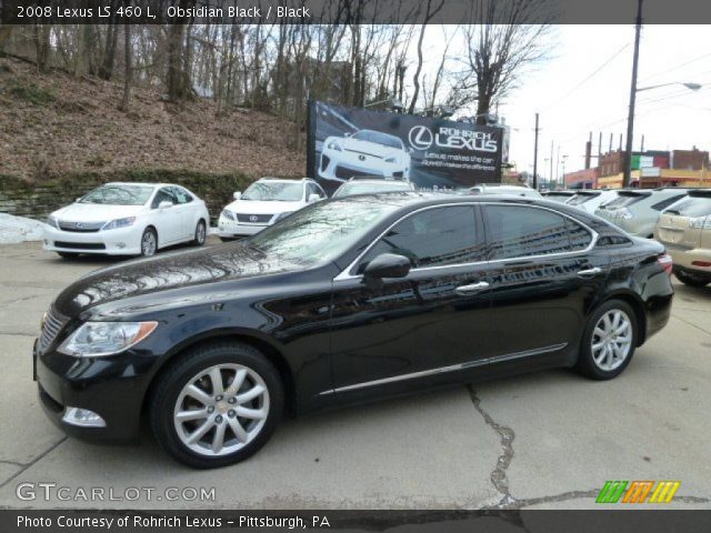 2008 Lexus LS 460 L in Obsidian Black