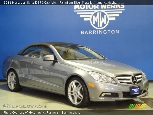 2011 Mercedes-Benz E 350 Cabriolet in Palladium Silver Metallic