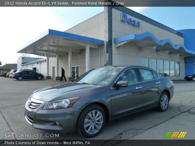 2012 Honda Accord EX-L V6 Sedan in Polished Metal Metallic