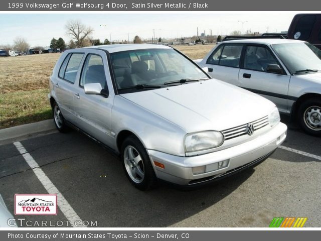 1999 Volkswagen Golf Wolfsburg 4 Door in Satin Silver Metallic