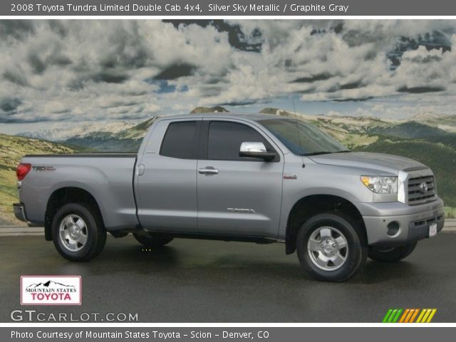 2008 Toyota Tundra Limited Double Cab 4x4 in Silver Sky Metallic