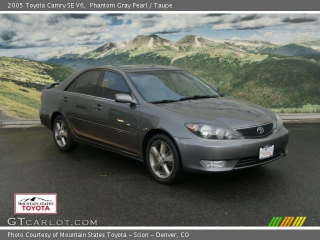 2005 Toyota Camry SE V6 in Phantom Gray Pearl