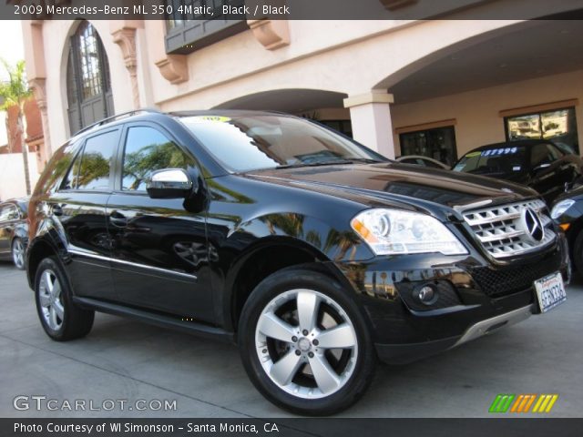 2009 Mercedes-Benz ML 350 4Matic in Black