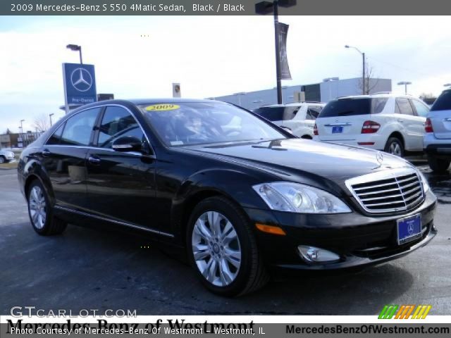 2009 Mercedes-Benz S 550 4Matic Sedan in Black