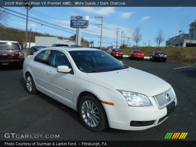 2008 Mercury Milan V6 Premier AWD in White Suede