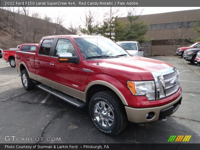 2012 Ford F150 Lariat SuperCrew 4x4 in Red Candy Metallic