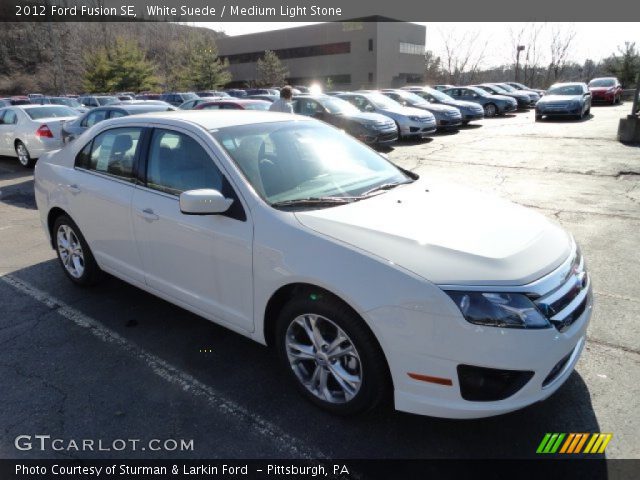 2012 Ford Fusion SE in White Suede